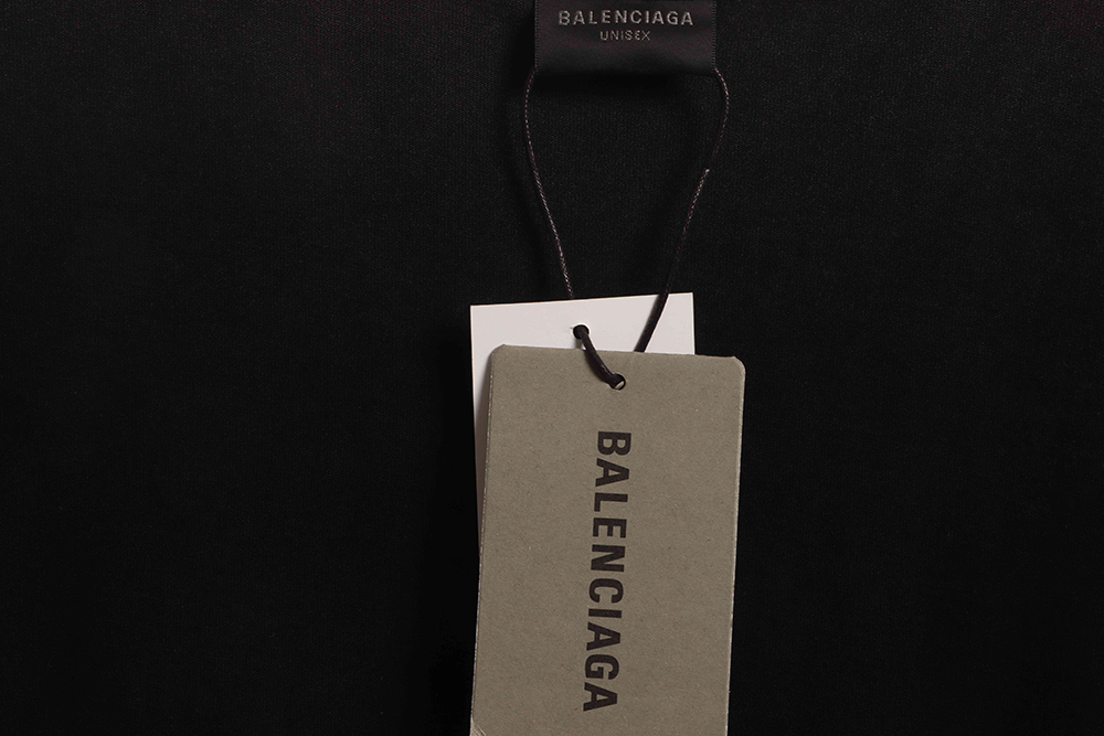 Balenciaga distressed washed front and back surf print short sleeves