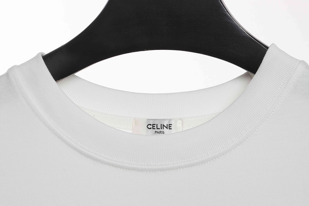 Celine basic letter short sleeves