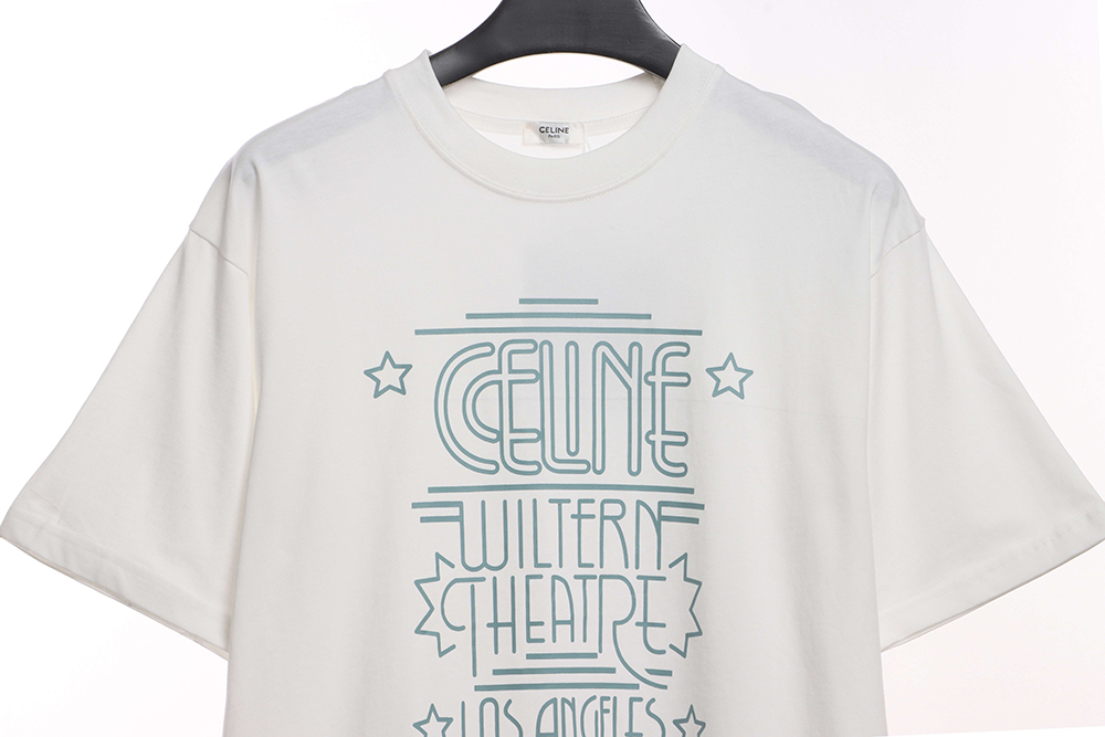 Celine star letter print short sleeves