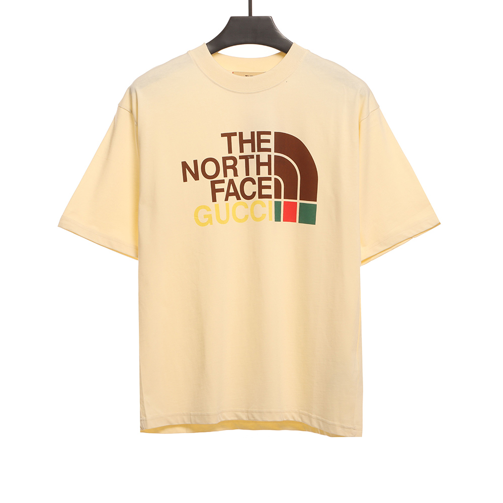 Gucci & THE North Face Logo Print Short Sleeve
