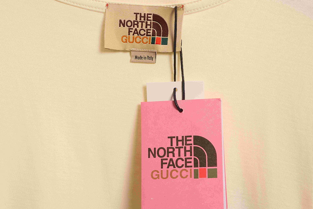 Gucci & THE North Face Logo Print Short Sleeve