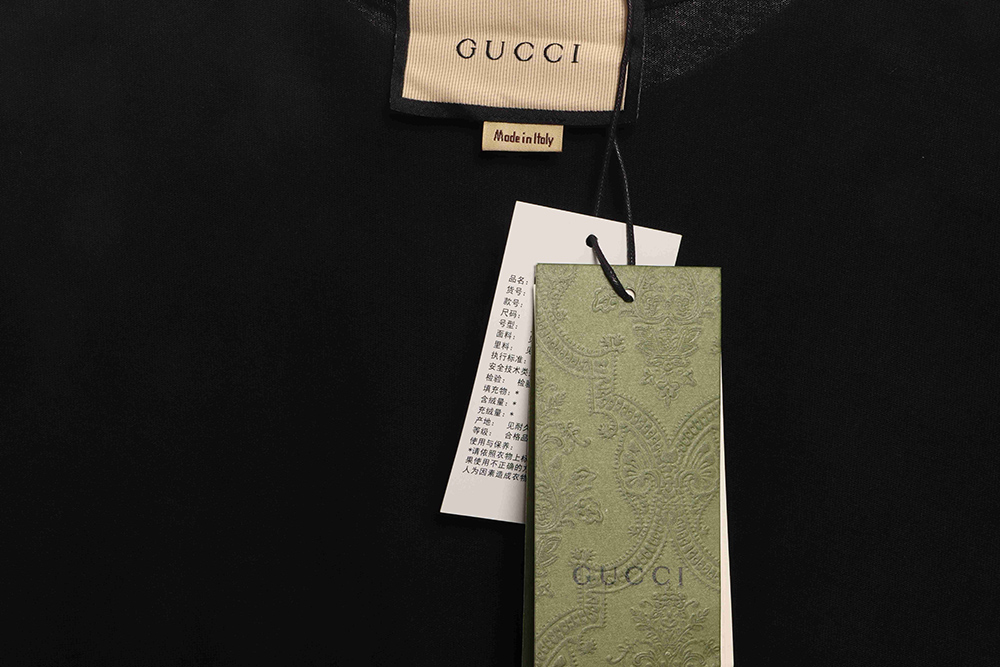 Gucci Classic City Series Embroidered Letters Short Sleeve