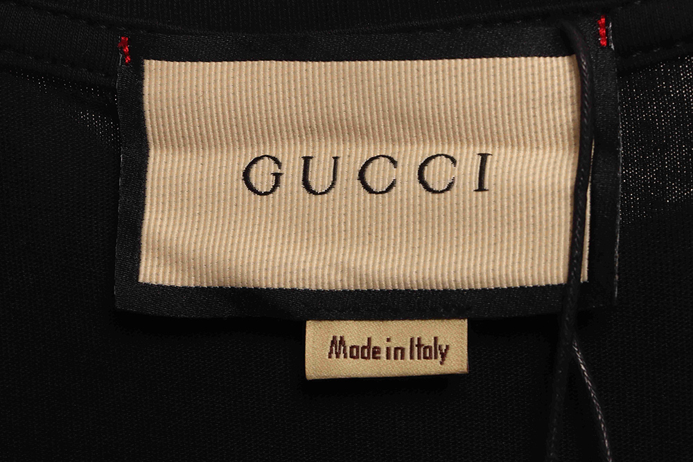 Gucci Classic City Series Embroidered Letters Short Sleeve