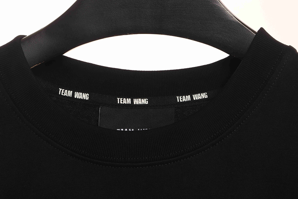 Team wang simple letter short sleeves