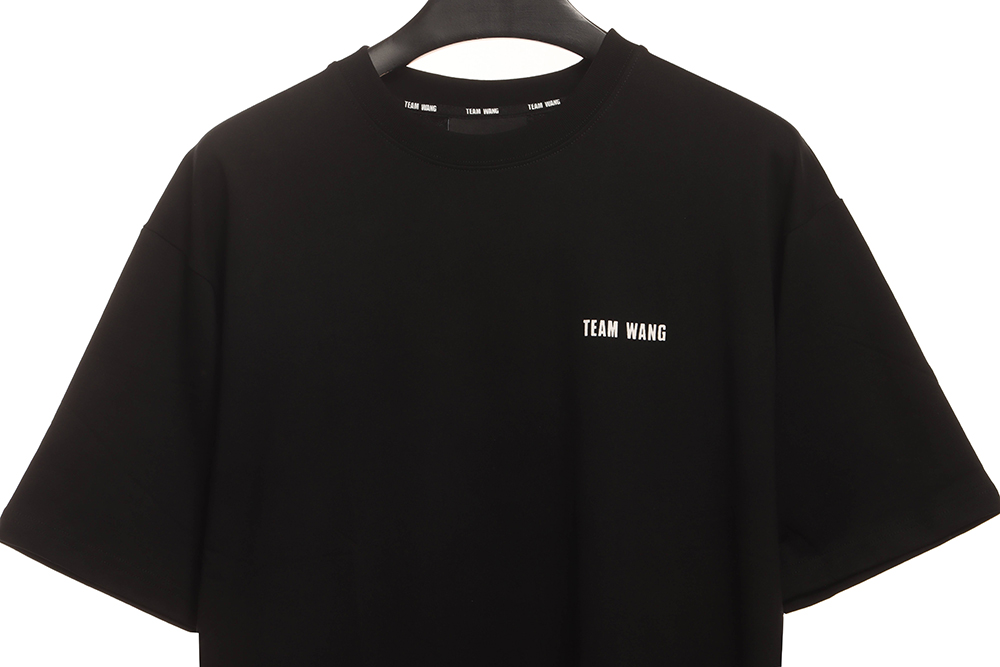 Team wang simple letter short sleeves