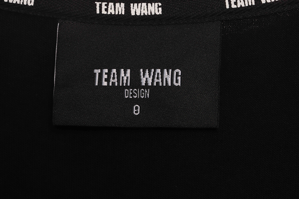 Team wang simple letter short sleeves