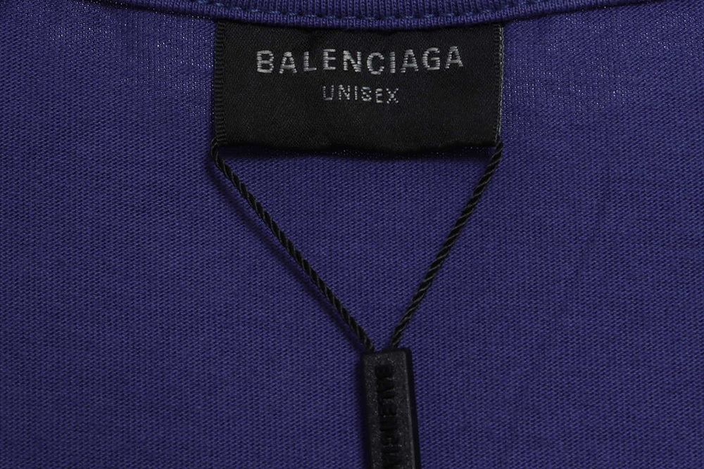 Balenciaga front and rear cola graffiti print short sleeves