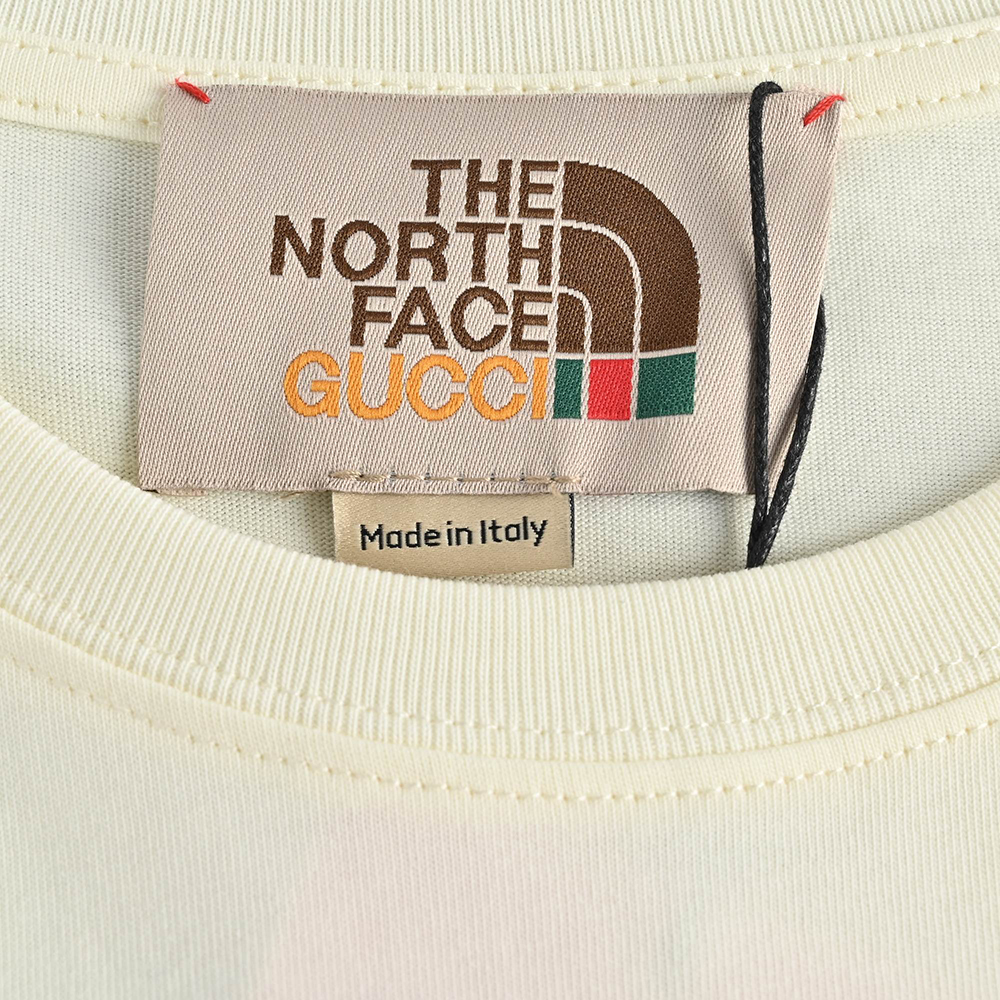 Gucci & The North Face joint printed logo short sleeves