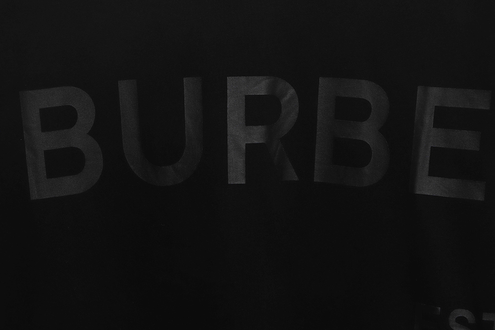 Burberry HORSEFERRY letter print short sleeves CM1
