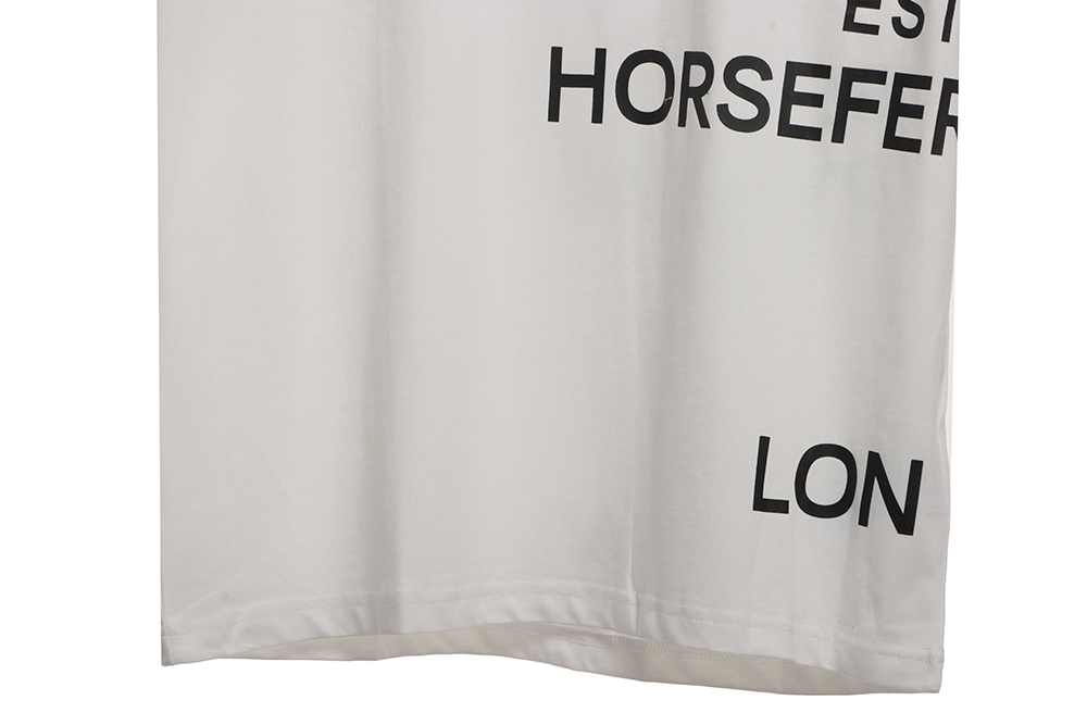 Burberry HORSEFERRY letter print short sleeves CM2