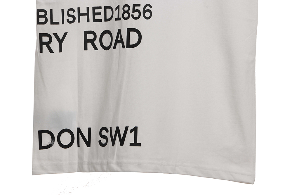 Burberry HORSEFERRY letter print short sleeves CM2