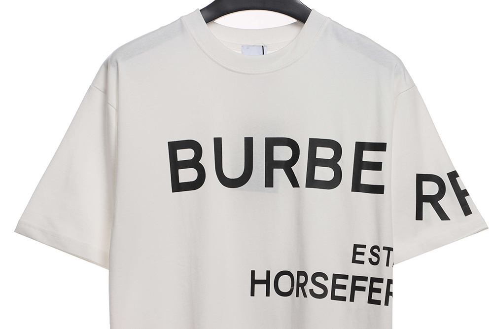 Burberry HORSEFERRY letter print short sleeves CM2
