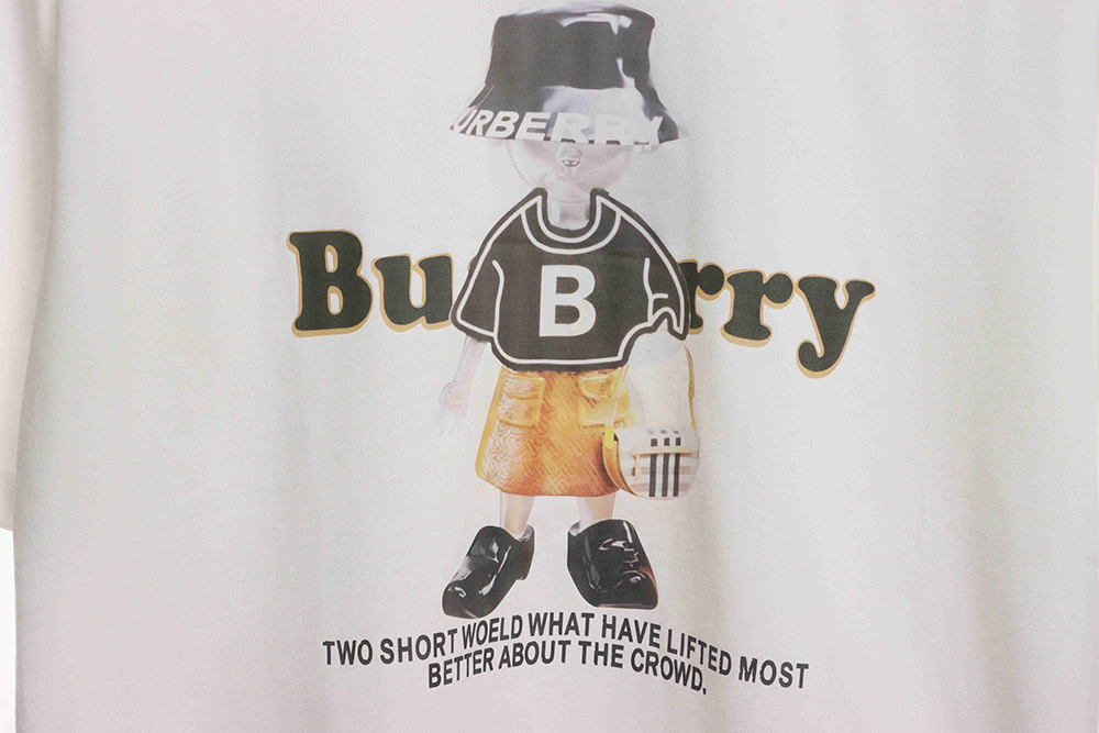 Burberry doll character print short sleeves CM1