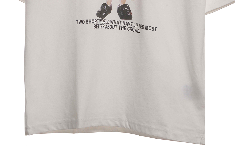 Burberry doll character print short sleeves CM1