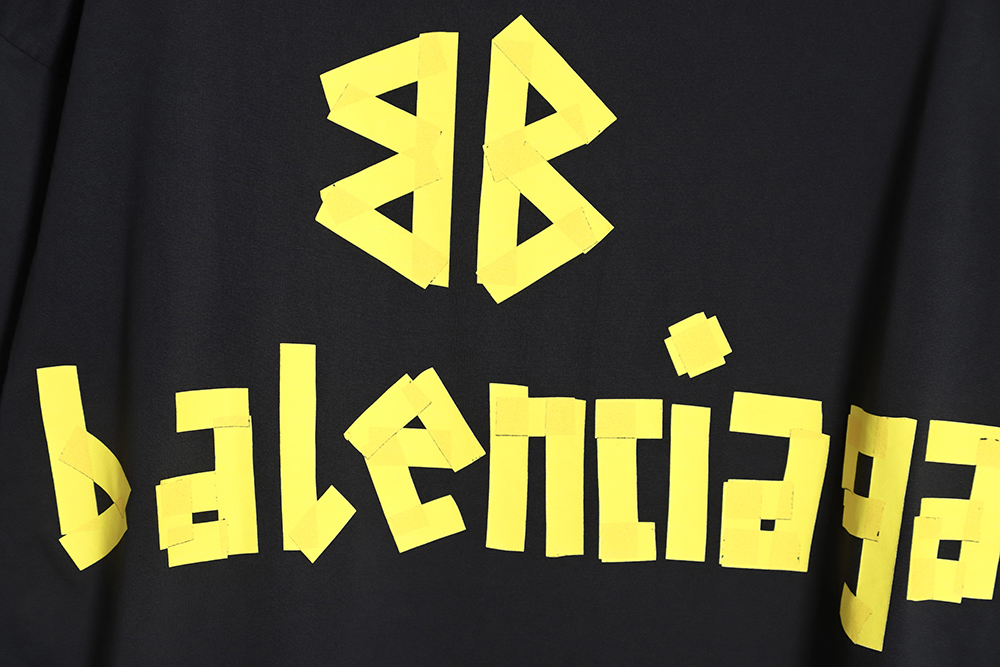 Balenciaga 23SS masking tape short-sleeved T-shirt