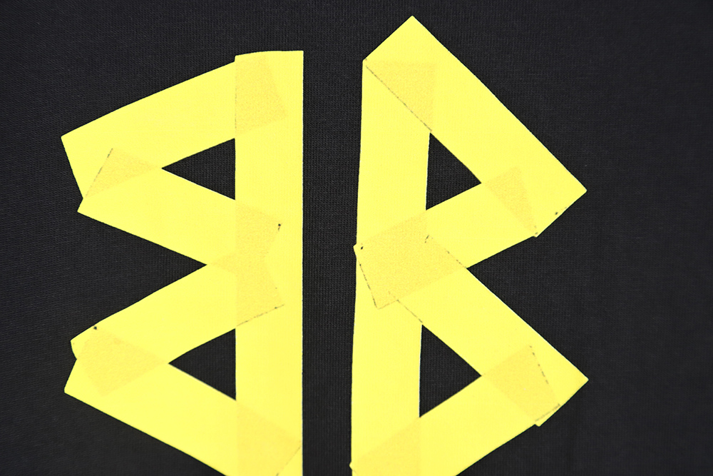 Balenciaga 23SS masking tape short-sleeved T-shirt