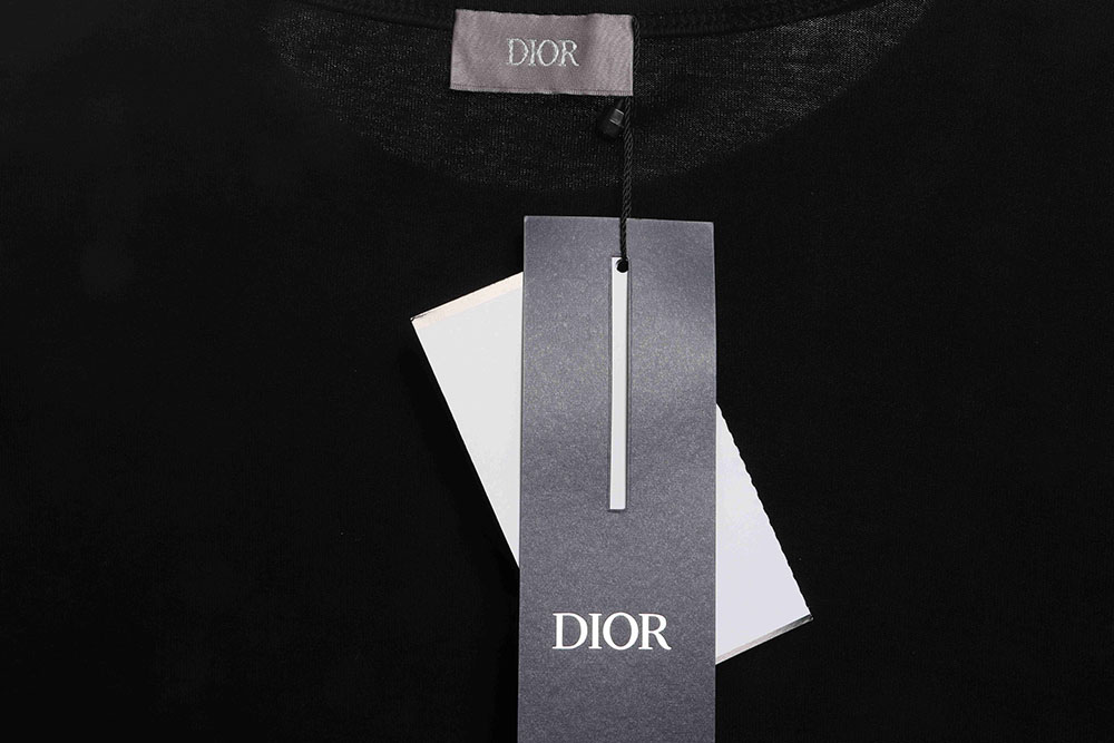 Dior colorful twill letter short sleeves CM1