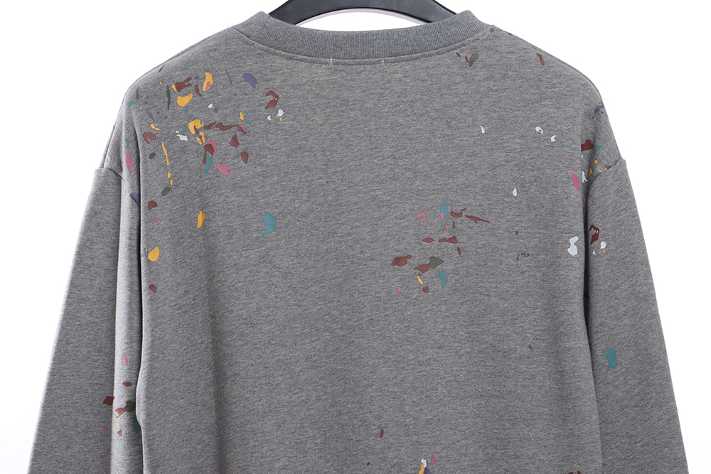 Dior handmade splash-ink sweatshirt