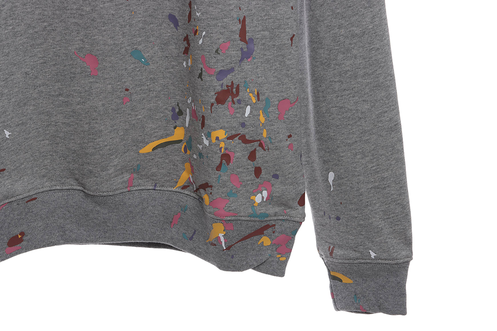 Dior handmade splash-ink sweatshirt