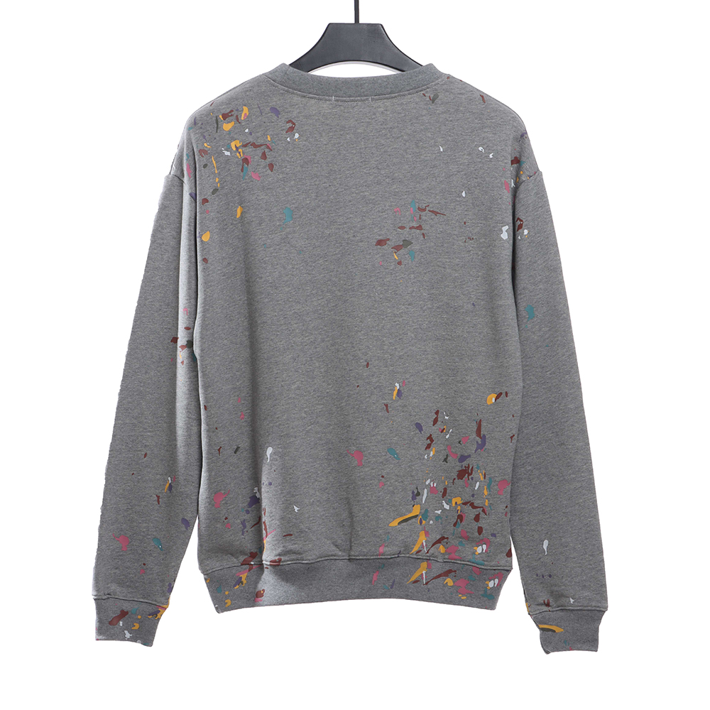 Dior handmade splash-ink sweatshirt