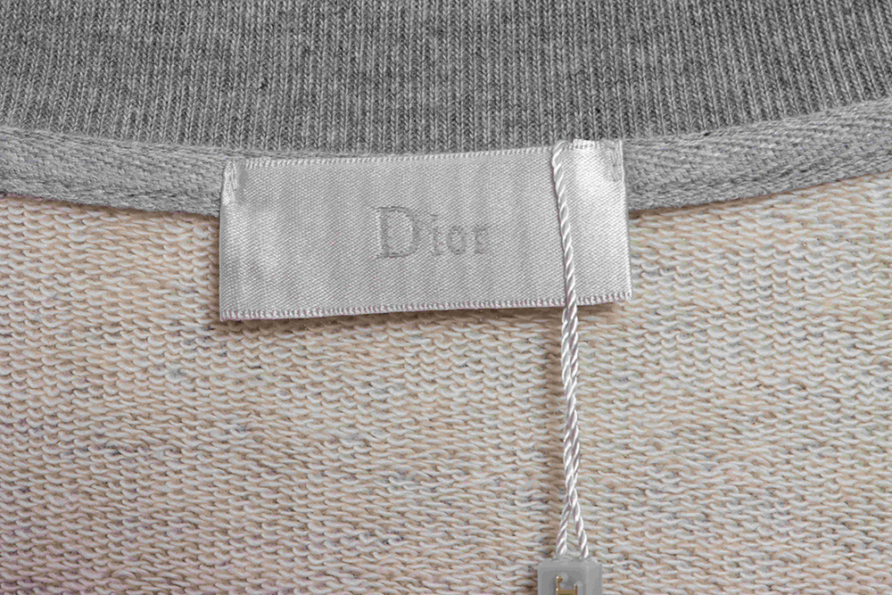 Dior handmade splash-ink sweatshirt