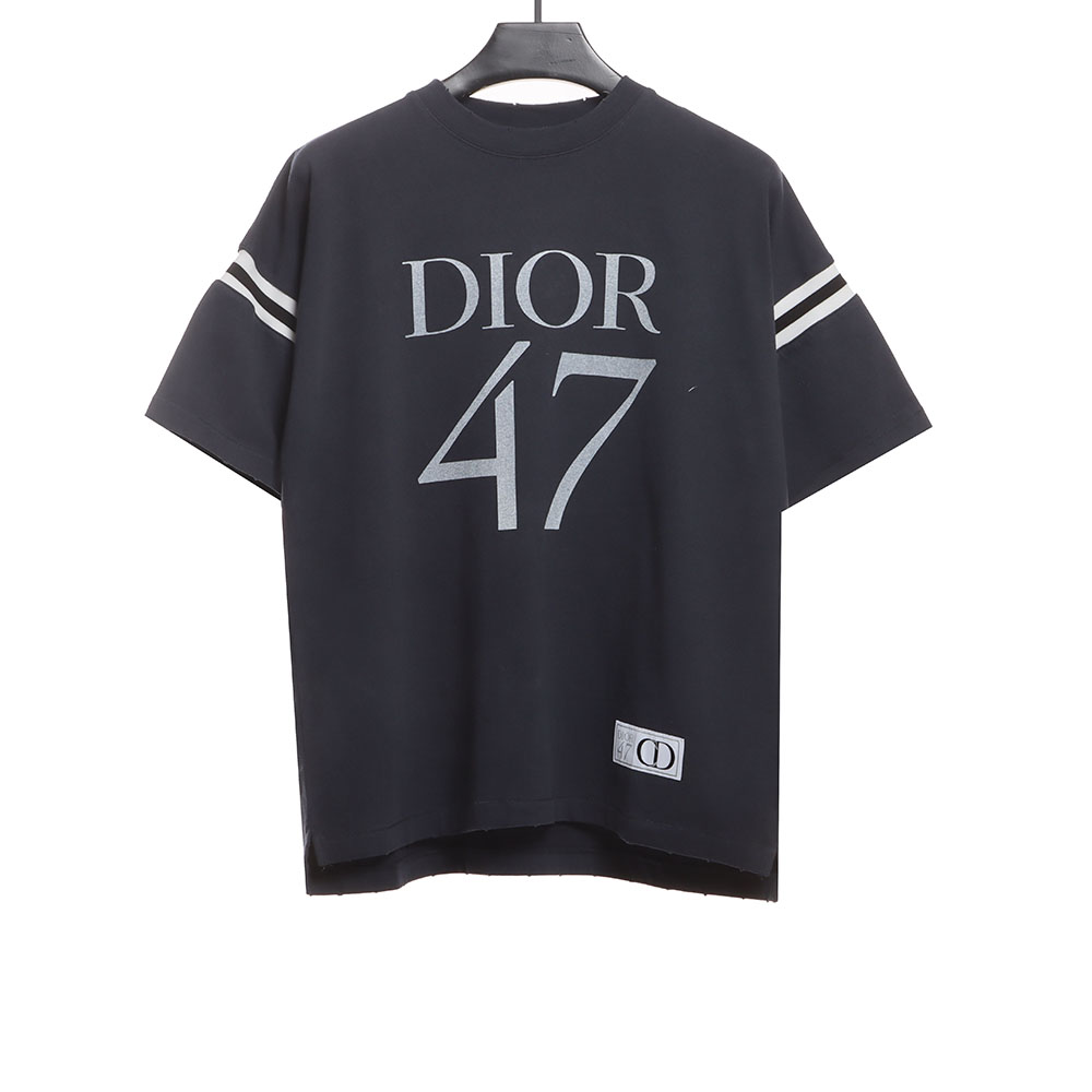 Dior 47 number embroidered short sleeves_CM_1