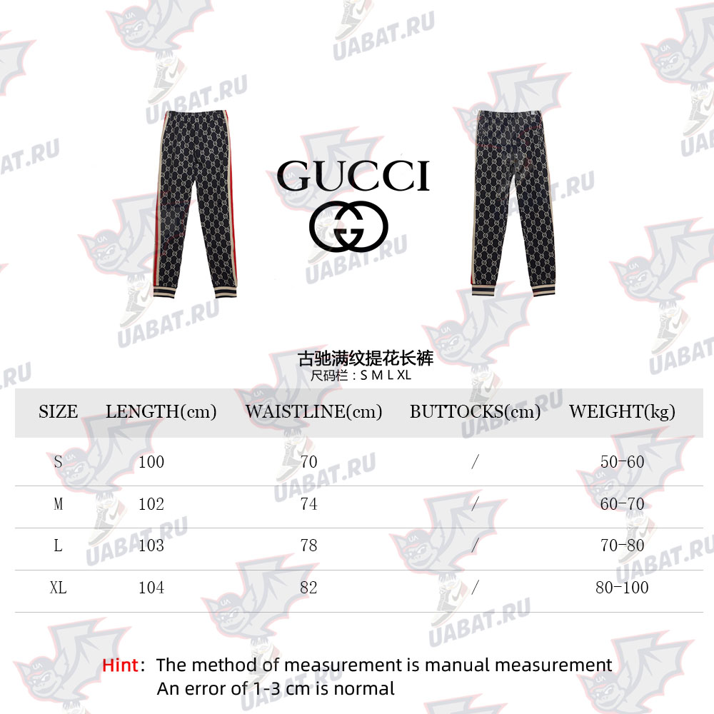 Gucci all-over jacquard trousers