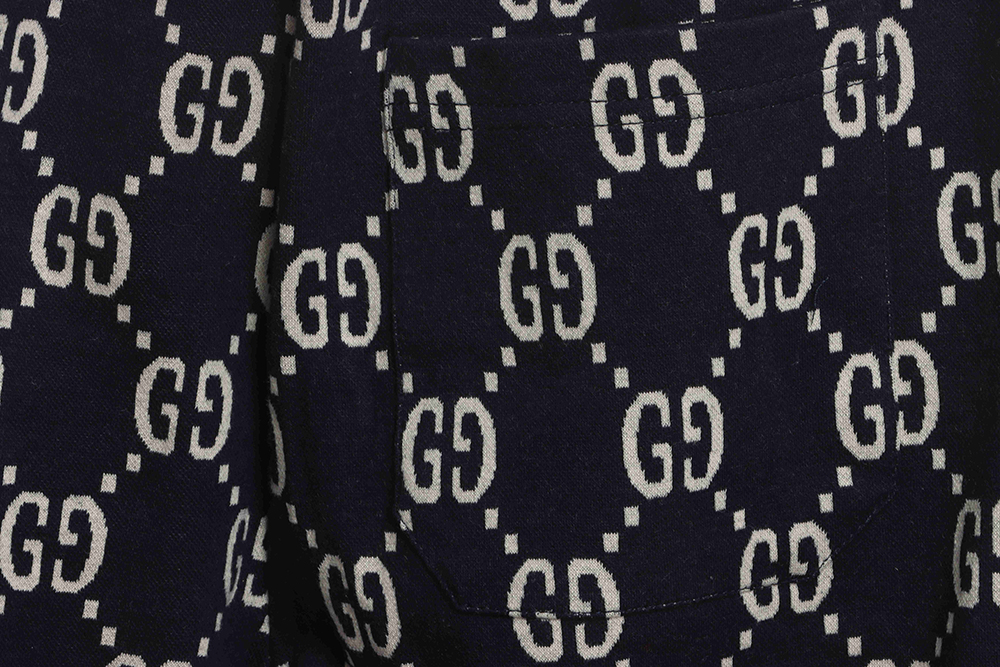 Gucci all-over jacquard trousers