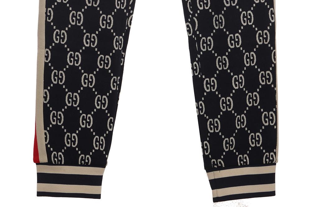 Gucci all-over jacquard trousers
