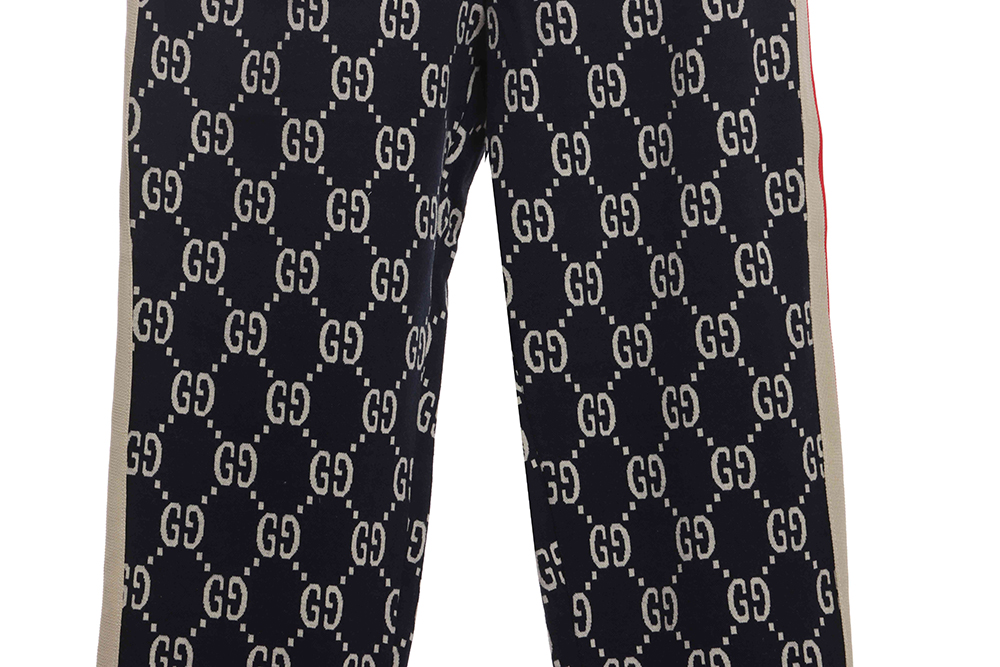 Gucci all-over jacquard trousers
