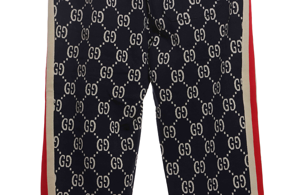Gucci all-over jacquard trousers