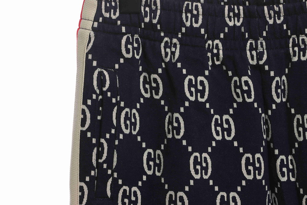 Gucci all-over jacquard trousers