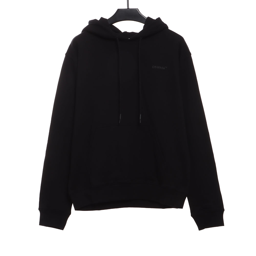 OW overlap zebra crossing arrow hoodie