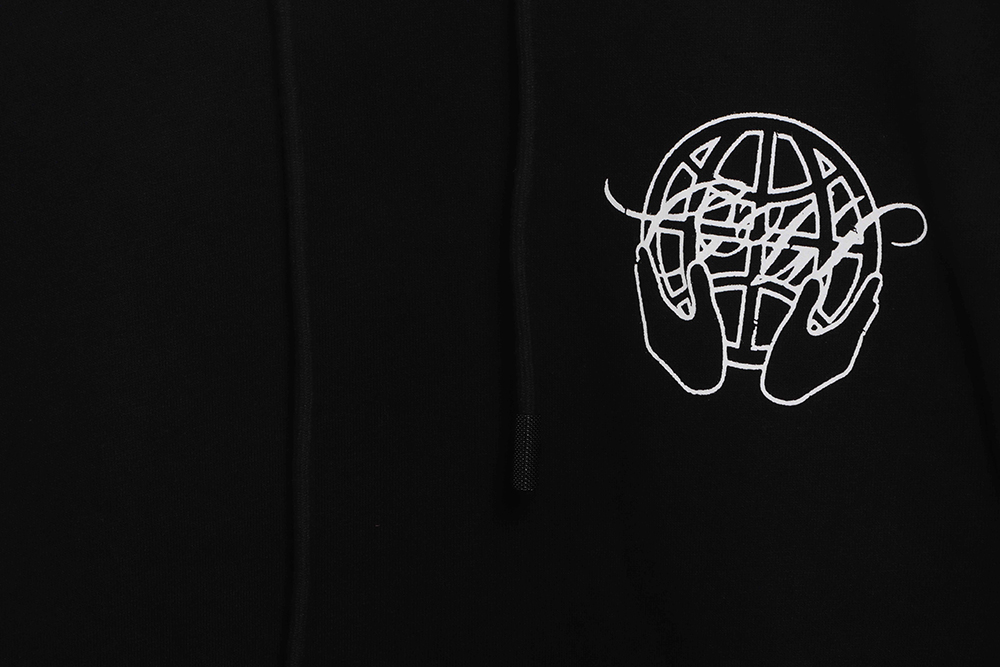 OW palm arrow print hoodie