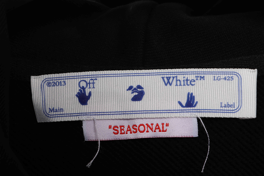 OW palm arrow print hoodie
