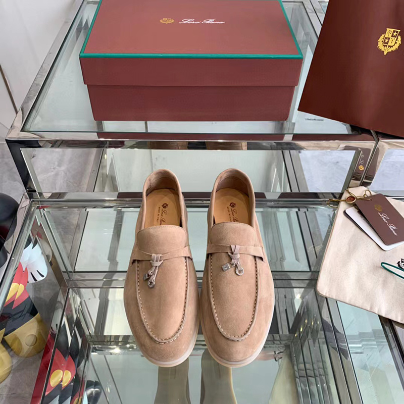 Loro Piana Summer Charms Walk Loafer Shoes