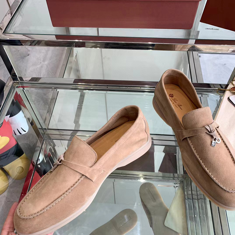 Loro Piana Summer Charms Walk Loafer Shoes