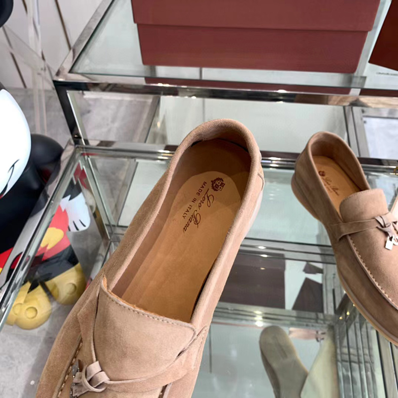 Loro Piana Summer Charms Walk Loafer Shoes