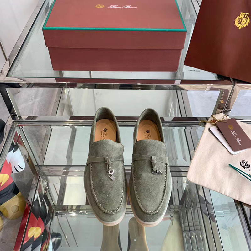 Loro Piana Summer Charms Walk Loafer Shoes