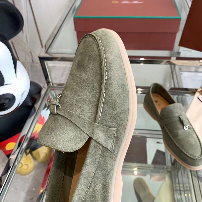 Loro Piana Summer Charms Walk Loafer Shoes