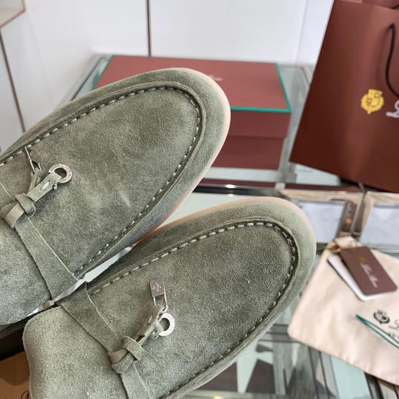 Loro Piana Summer Charms Walk Loafer Shoes