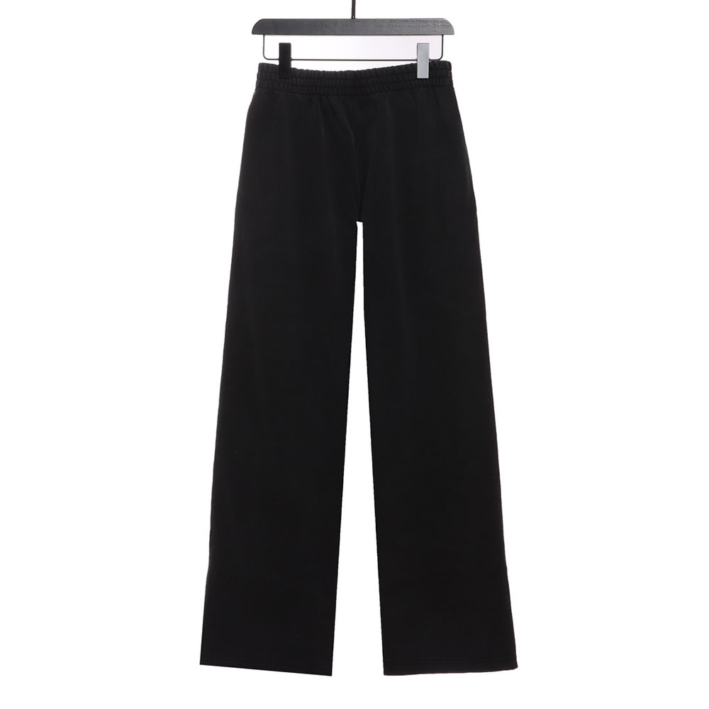 Balenciaga distressed washed monogram trousers