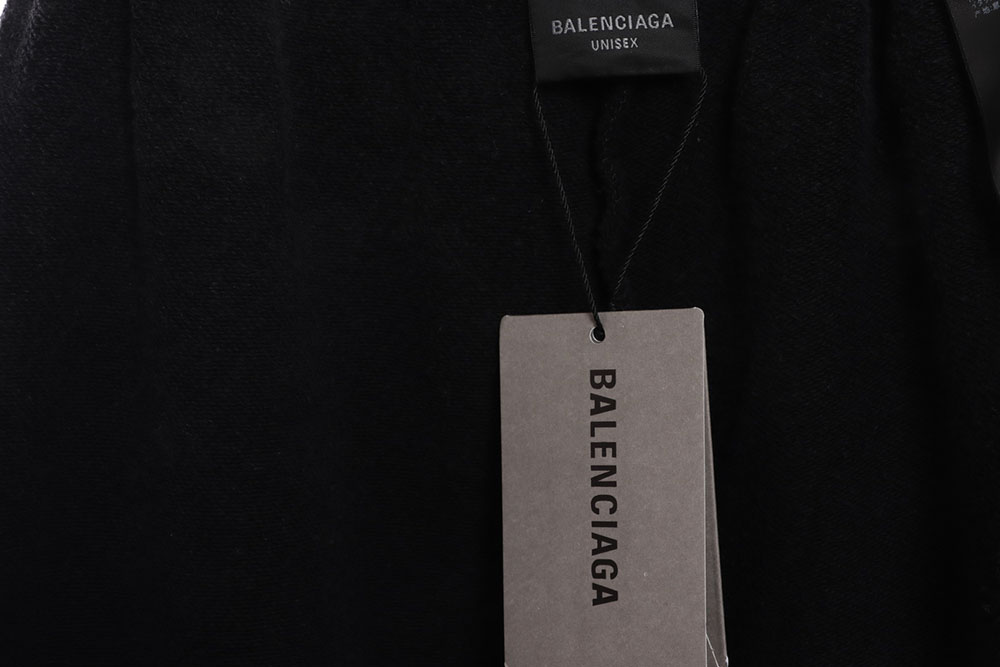 Balenciaga distressed washed monogram trousers