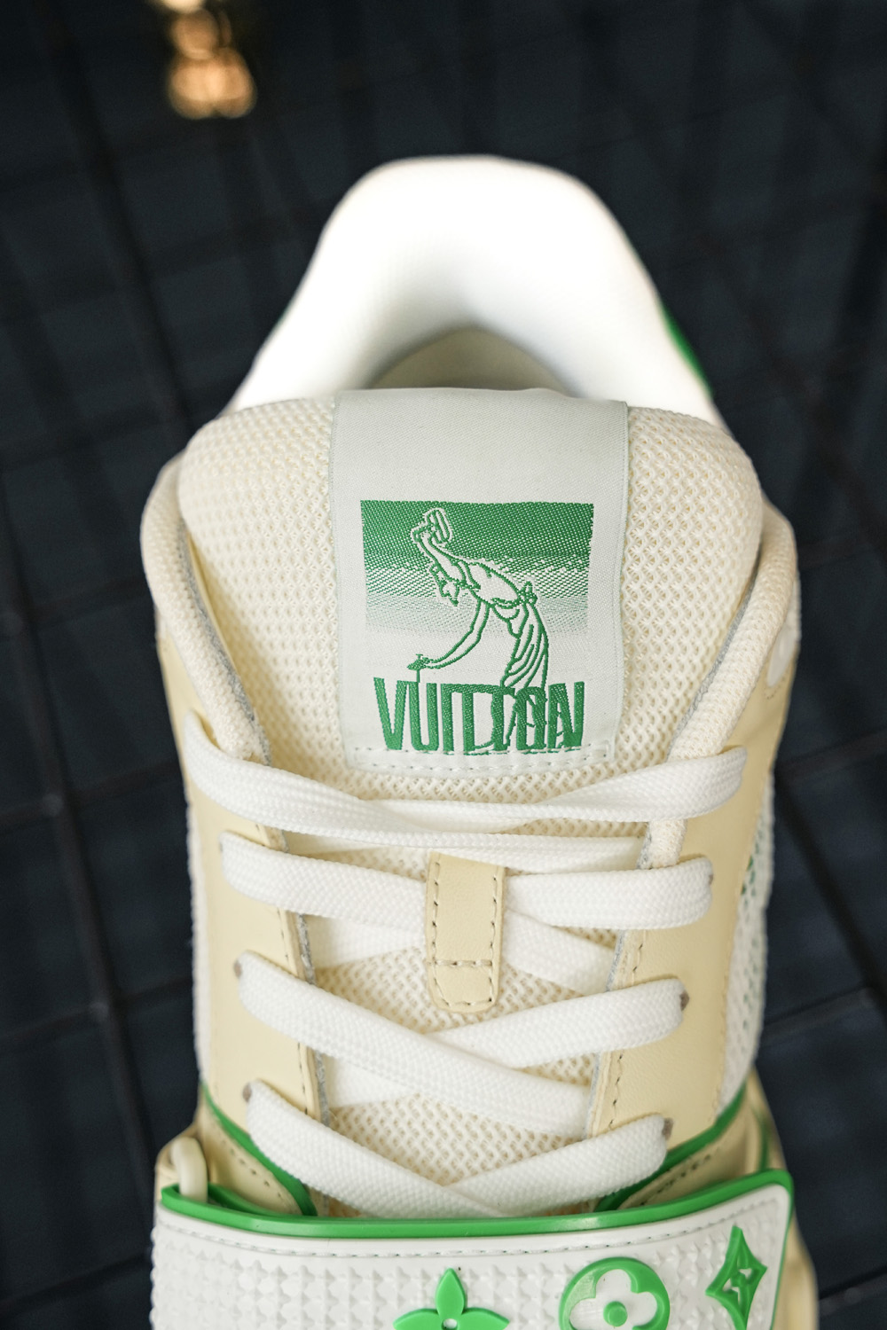 Louis Vuitton Trainer Green Mesh