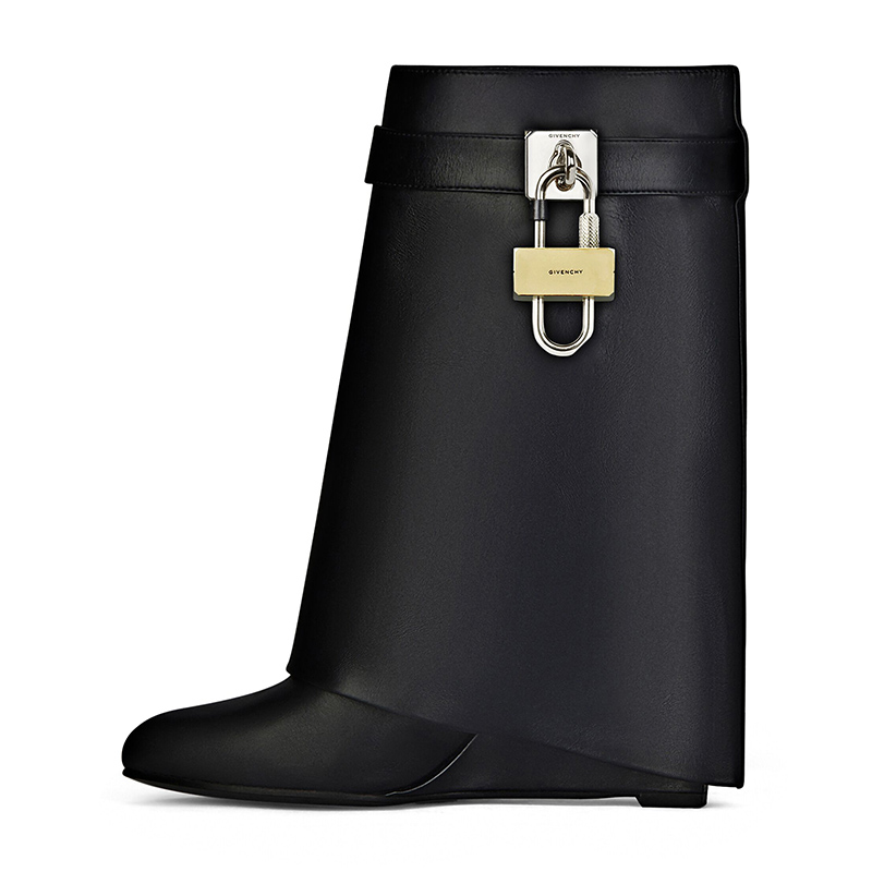 GIVENCHY Shark Lock ankle boots in leather