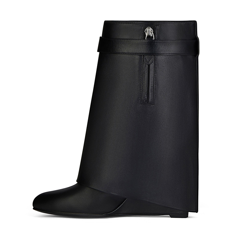GIVENCHY Shark Lock ankle boots in leather