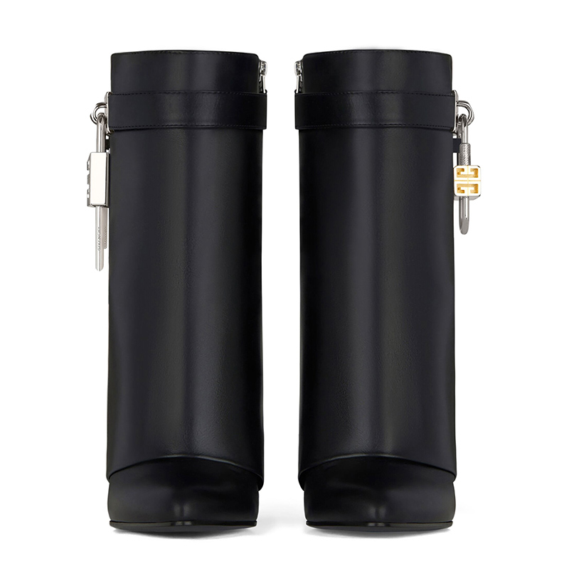 GIVENCHY Shark Lock ankle boots in leather
