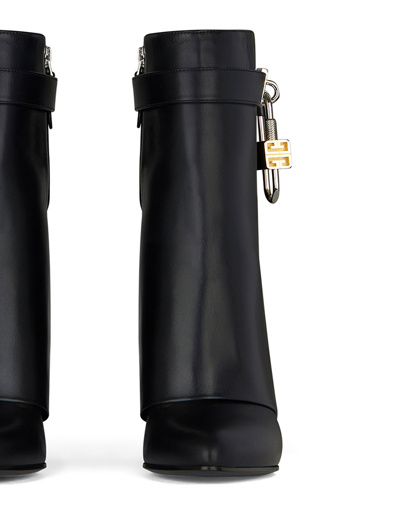 GIVENCHY Shark Lock ankle boots in leather