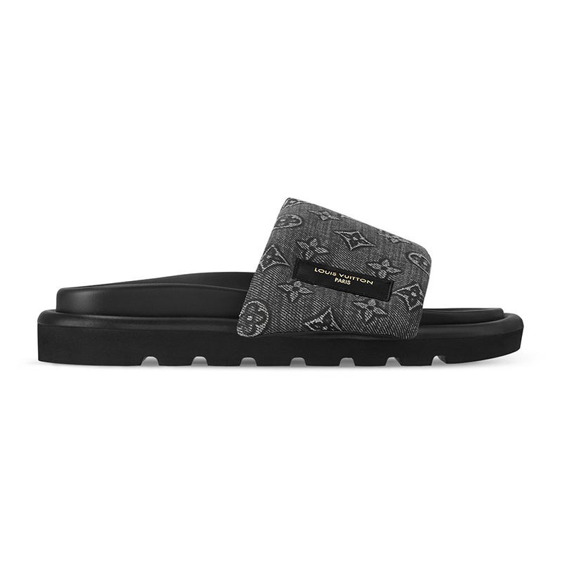 Louis Vuitton Pool Pillow Flat Comfort Mule Grey