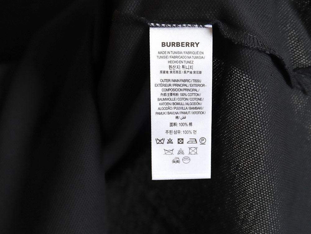 Burberry Classic BT Plaid Polo Shirt TSK2